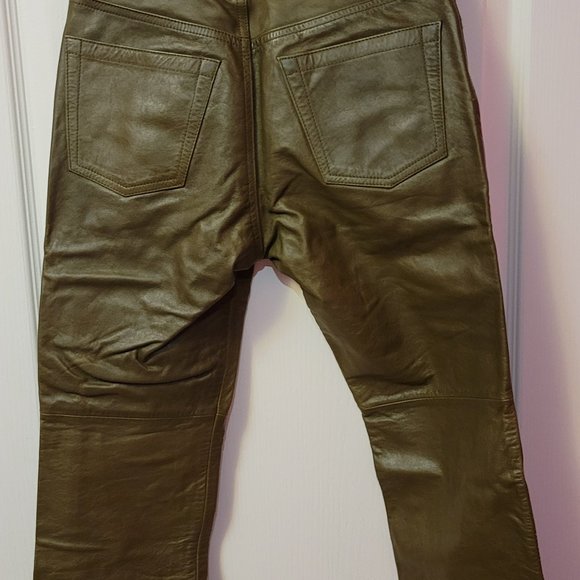 Boot Cut Leather Pant - Picture 2 of 10